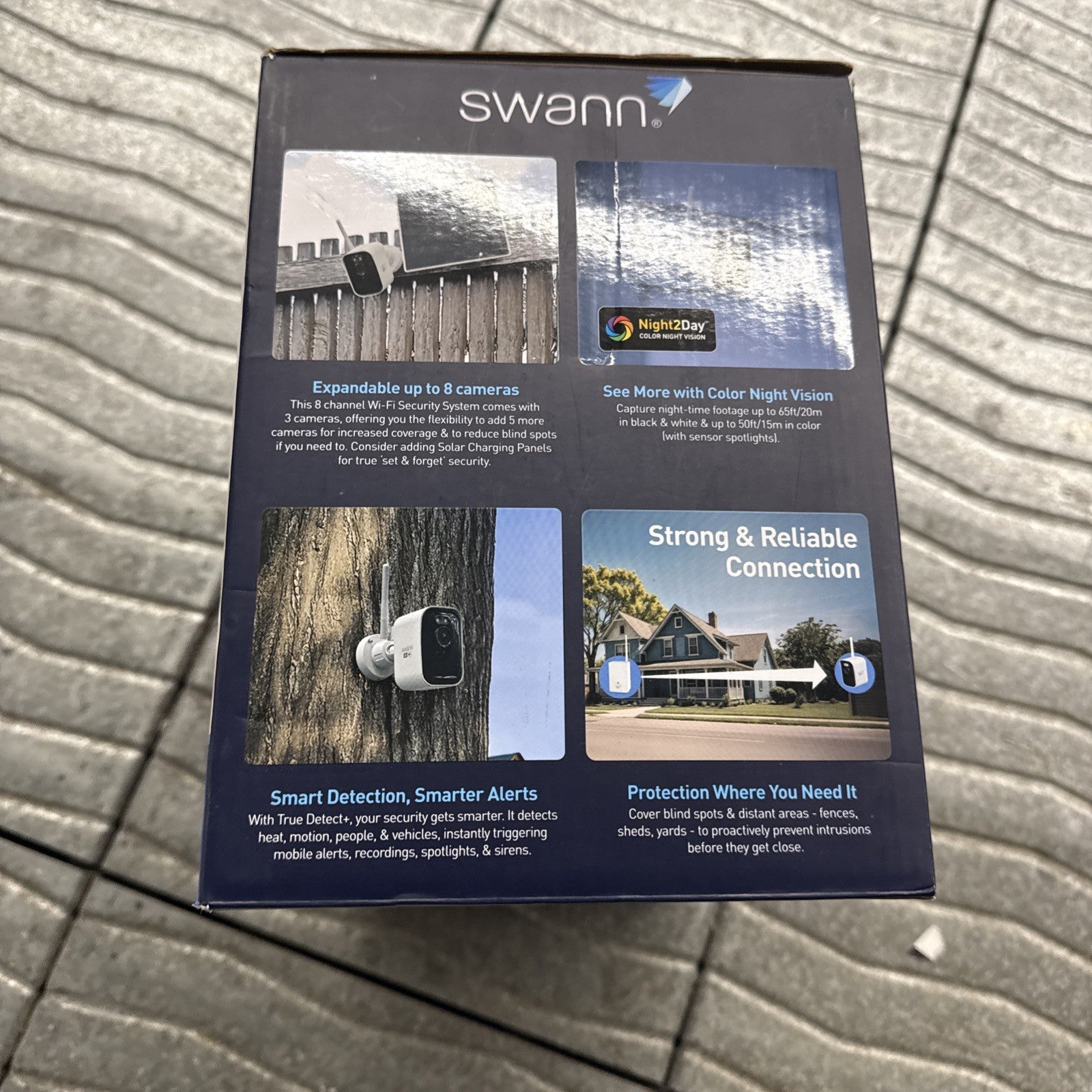 Swann MaxRanger Mini 4K Wireless Security System, 3-Pack