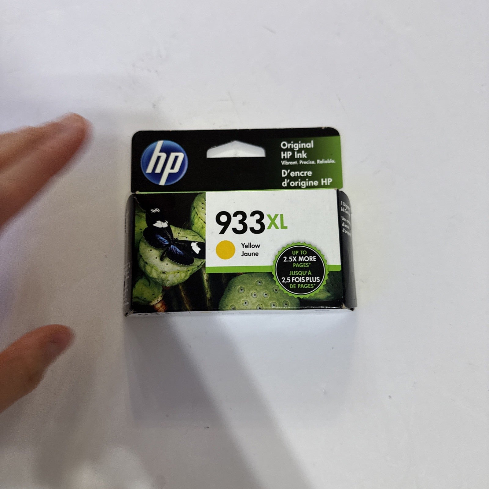 Genuine OEM HP 933xl High Yield Yellow Ink Cartridge Exp 2022-2023