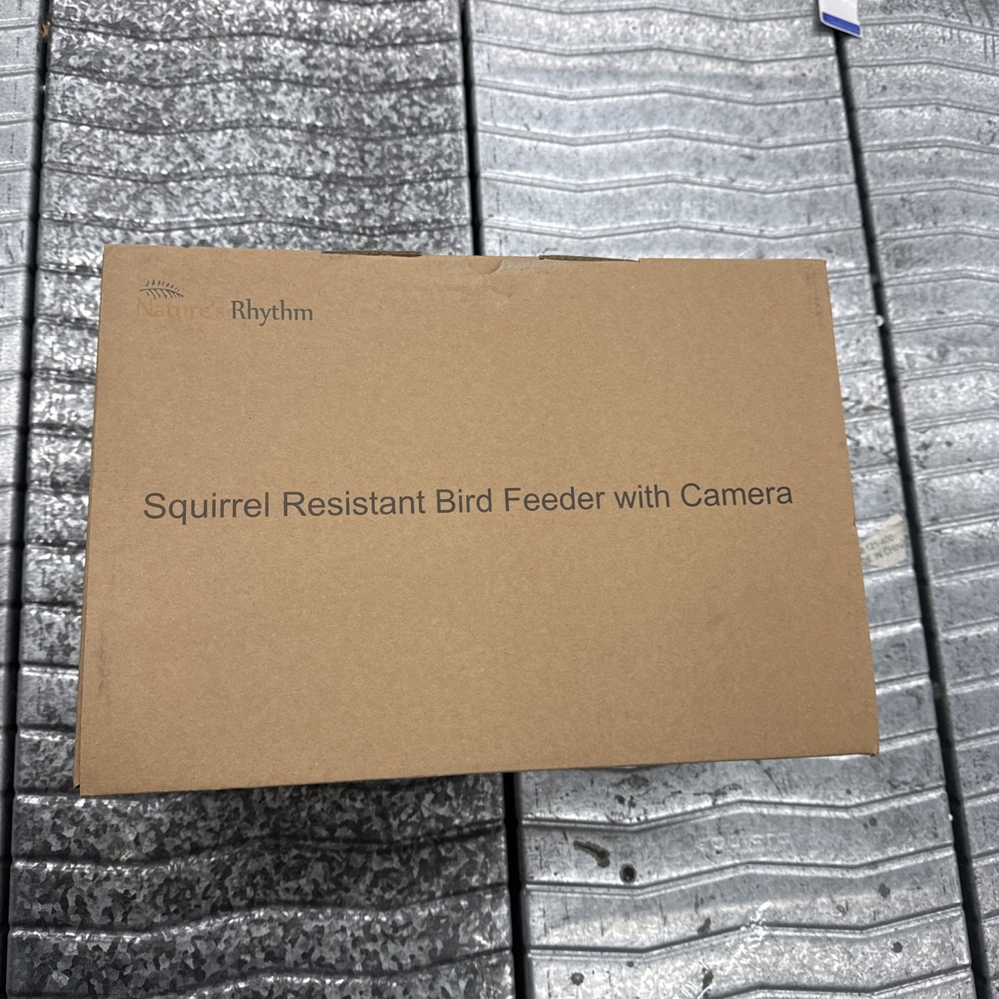 Nature's Rhythm Squirrel Resistant Bird Feeder With Camera 