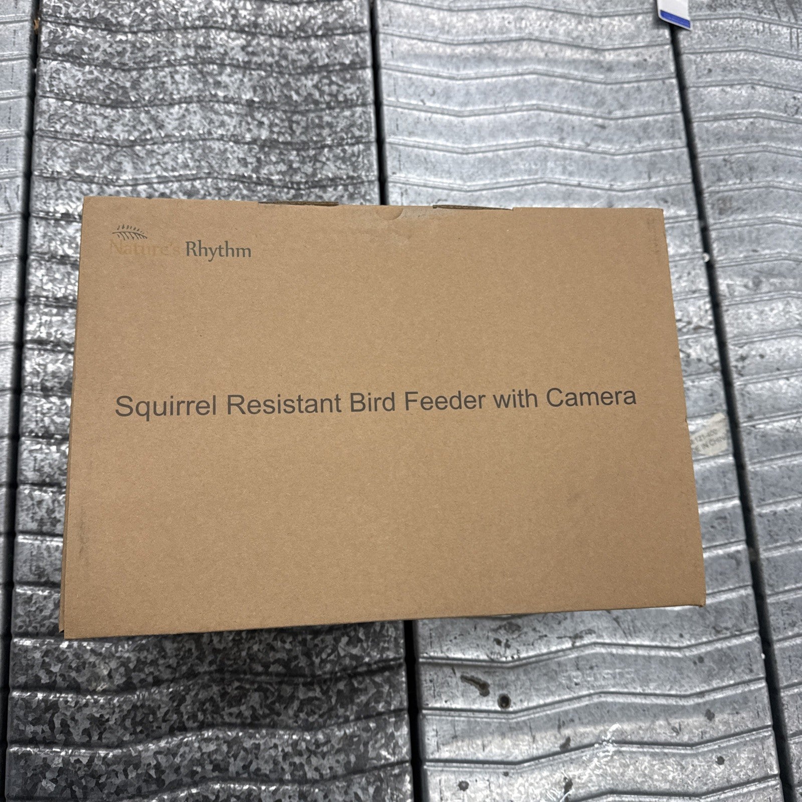 Nature's Rhythm Squirrel Resistant Bird Feeder With Camera 