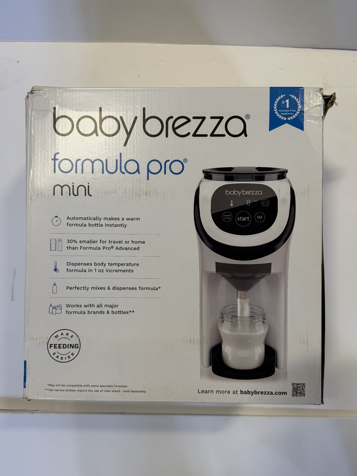 Baby Brezza Formula Pro Mini Automatic Baby Formula Maker - USED