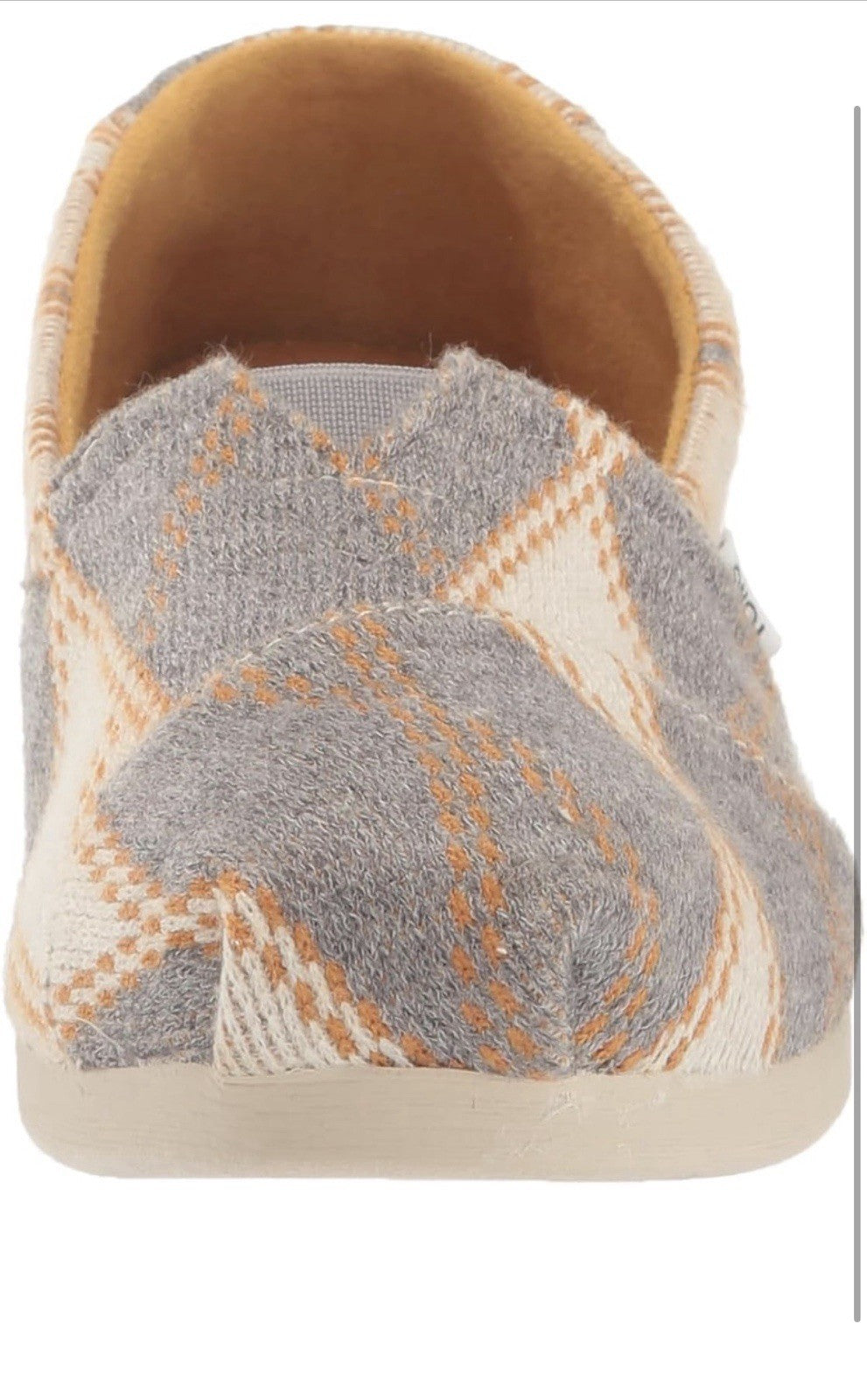 TOMS Classics Women's Alpargata Shoes Shadow Argyle Knit Size 6 Women