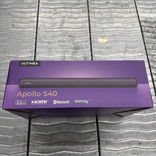 Ultimea Apollo S40 U3300 Black 2.2 Channel Detachable Soundbar No Remot 24V/2.5A