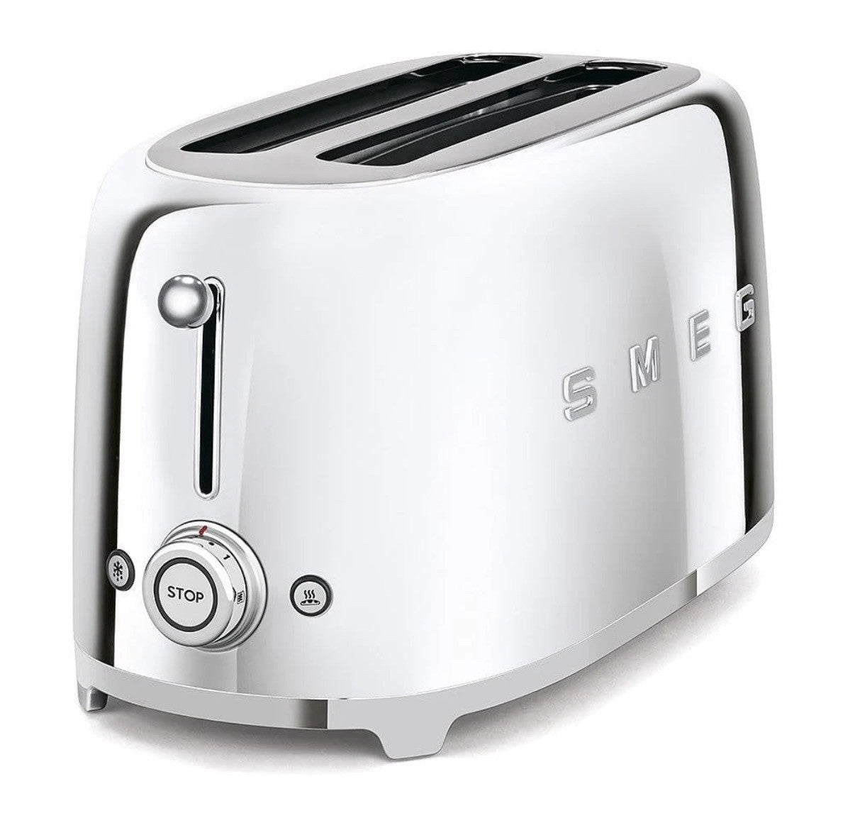 Smeg Original Tsf02 4 Slice Toaster Stainless Steel 1400W