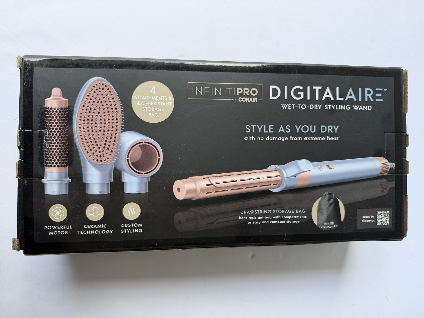 InfinitiPRO by Conair DigitalAIRE Multi-Attachment Styling System