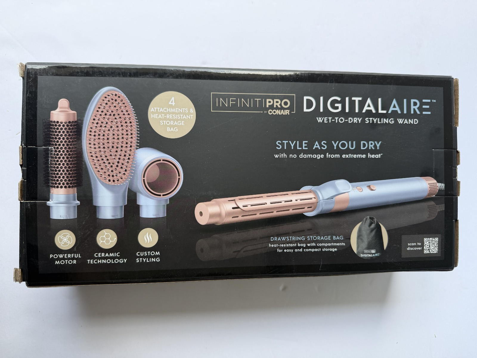InfinitiPRO by Conair DigitalAIRE Multi-Attachment Styling System