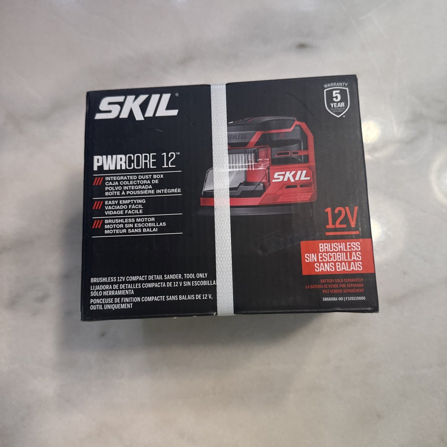 SKIL PWR CORE 12 Brushless 12V Compact Detail Sander - Tool Only (BRAND NEW)