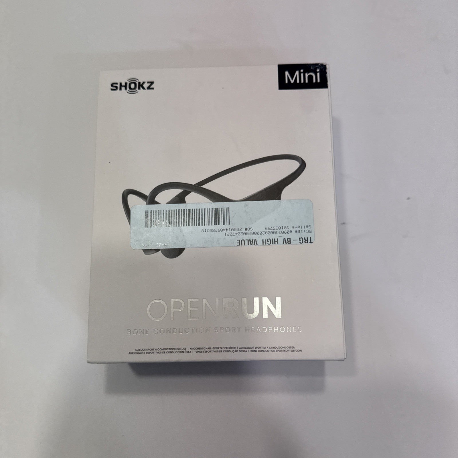 Shokz OpenRun Mini Wireless Bluetooth Bone-Conduction Sport Headphones Black
