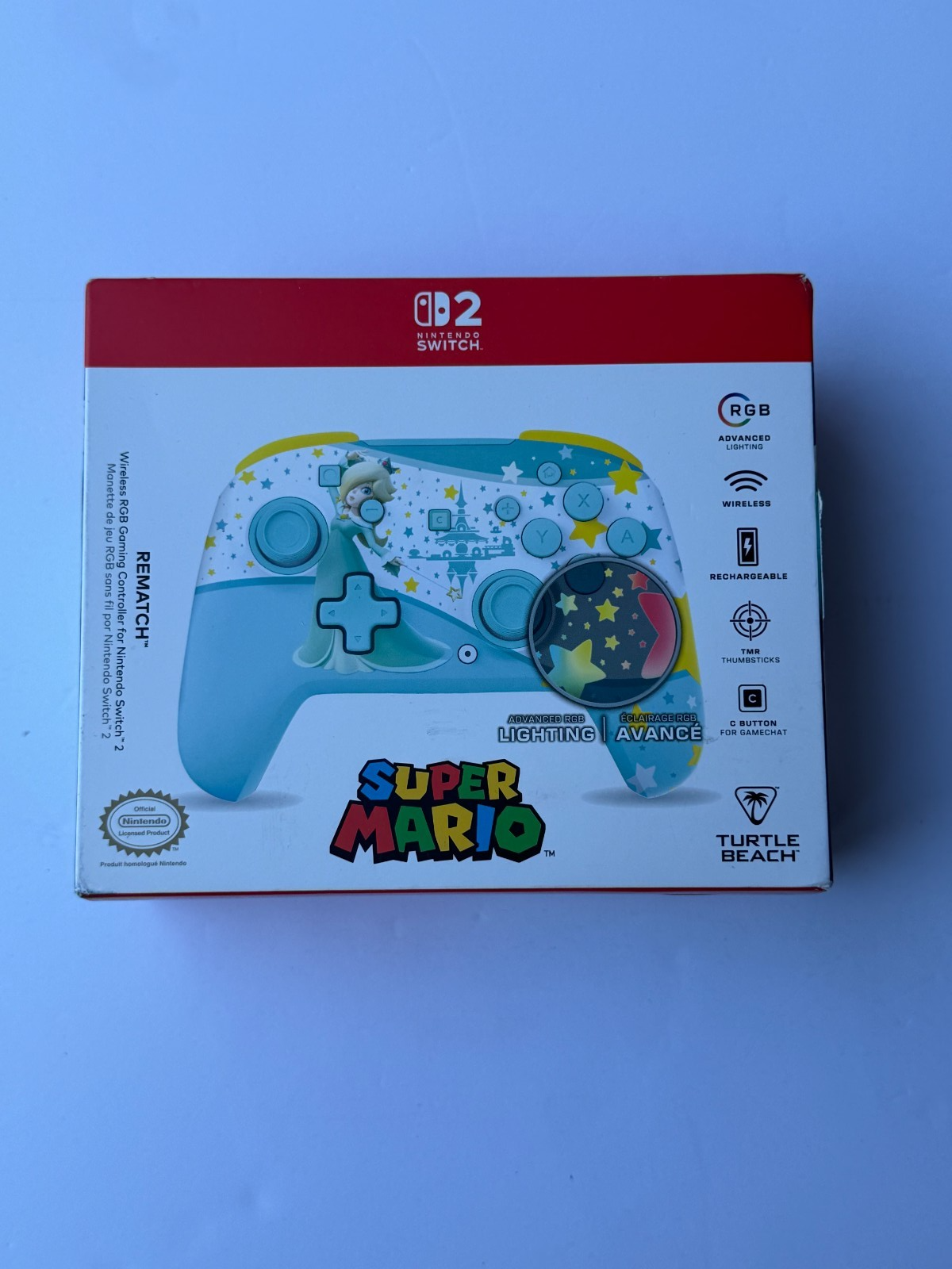 Turtle Beach Super Mario Rematch Wireless Controller for Nintendo Switch
