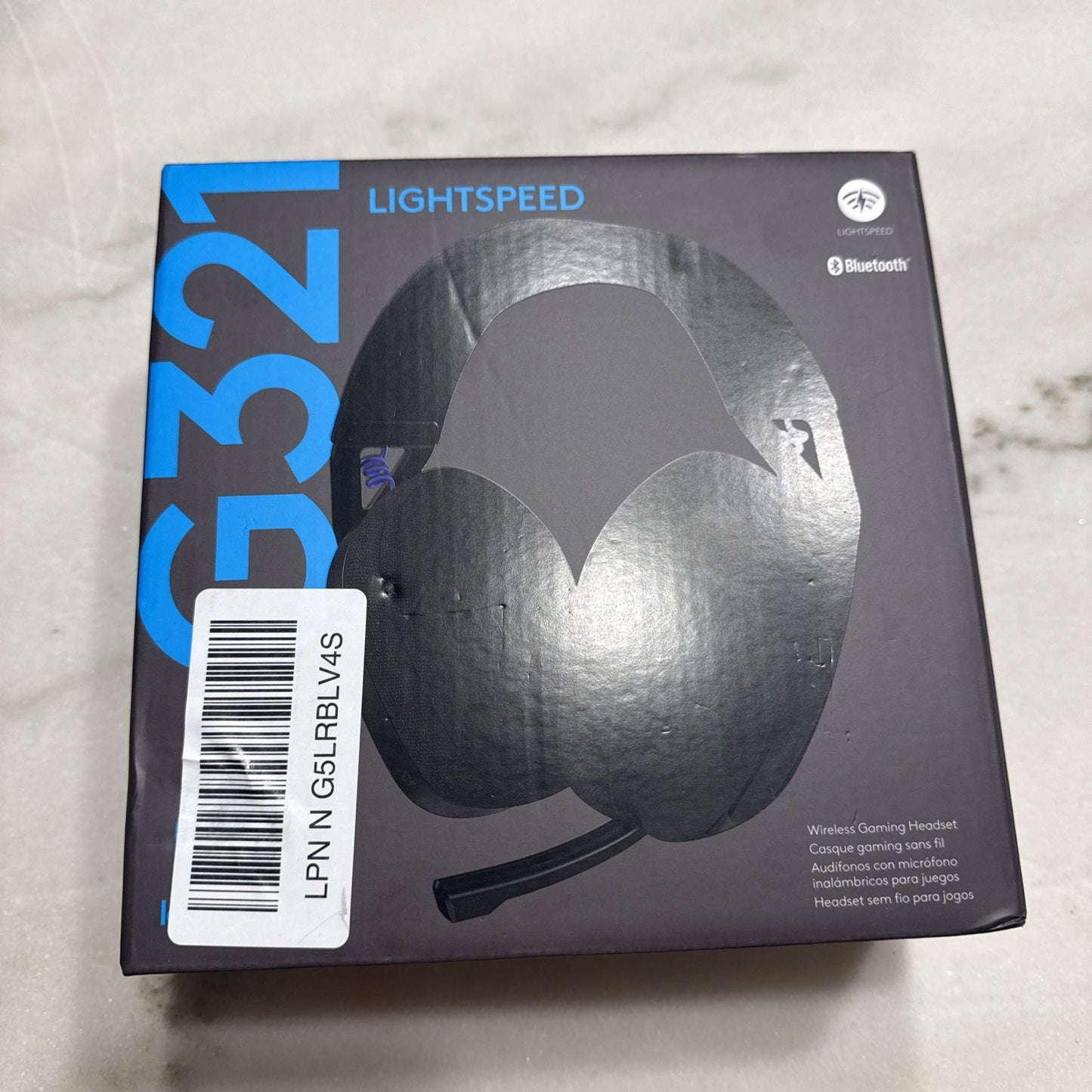 Logitech G321 Lightspeed Wireless Bluetooth Gaming Headset with Dynamic Comfort