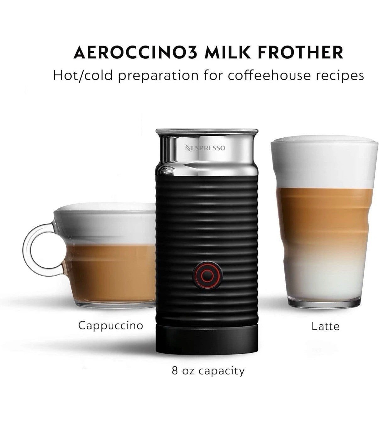 Nespresso Vertuo Plus & Aeroccino3 ENV155TAE  w/ Milk Frother DeLonghi Grey New