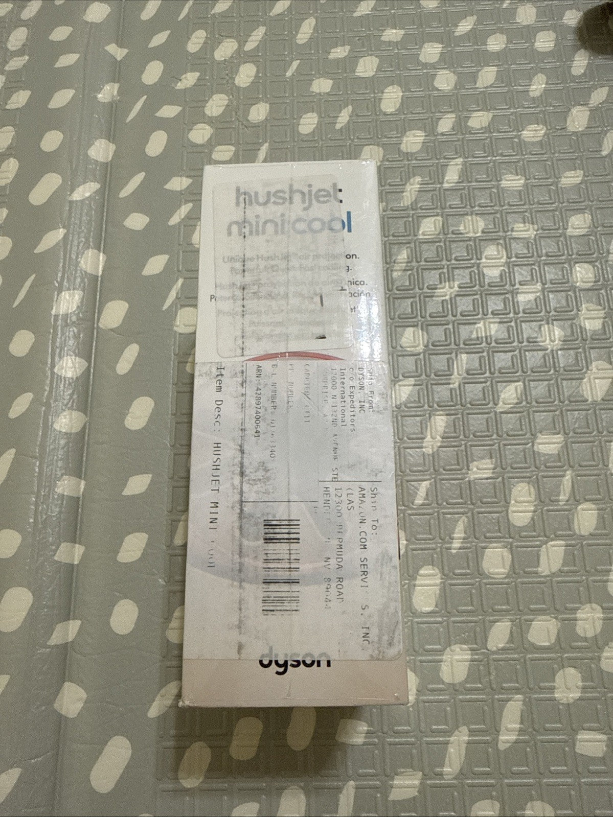 Dyson Hush Jet Mini Cool Fan Stone Blush - Authentic - New / Sealed