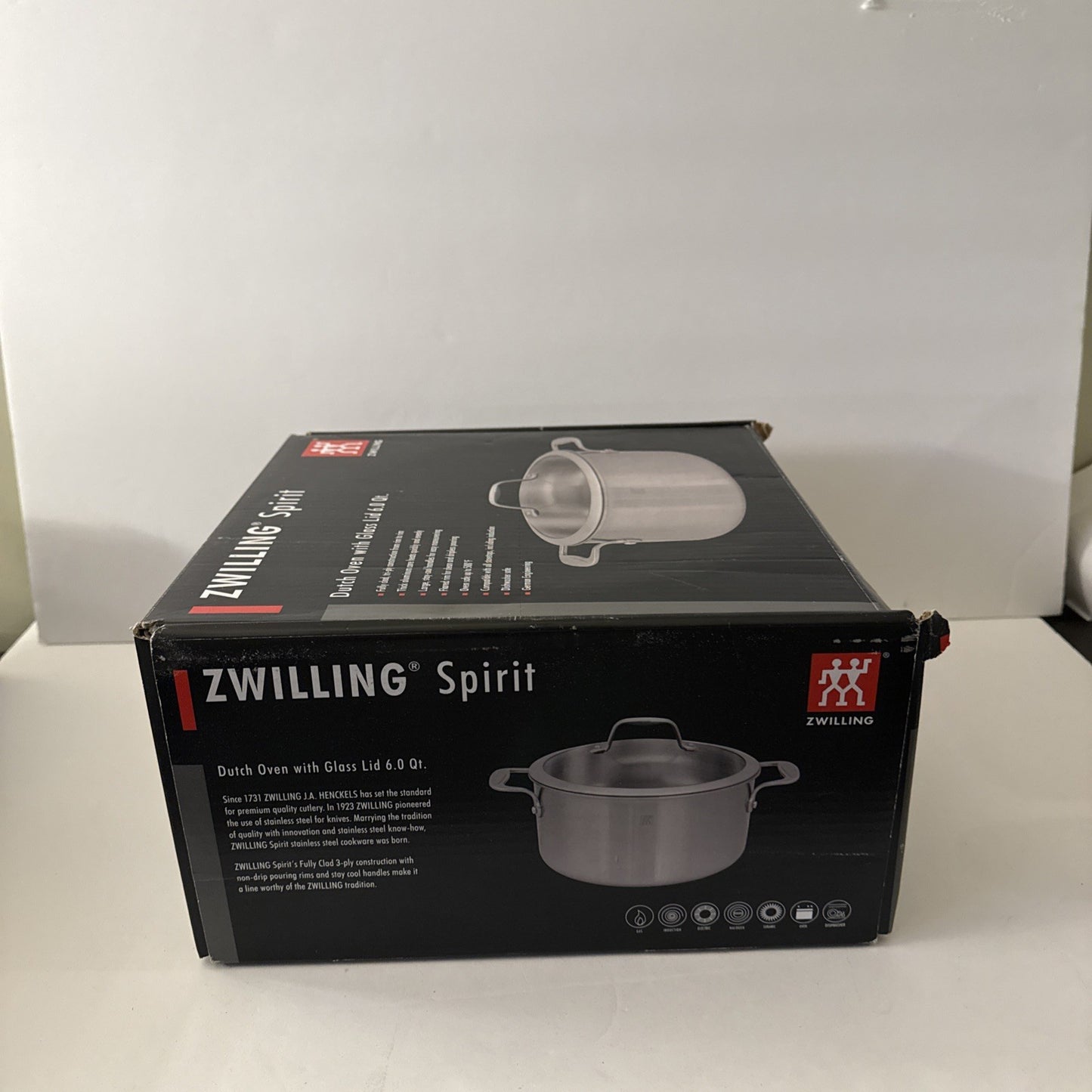 ZWILLING Spirit 3-ply 6-qt Stainless Steel Dutch Oven NEW