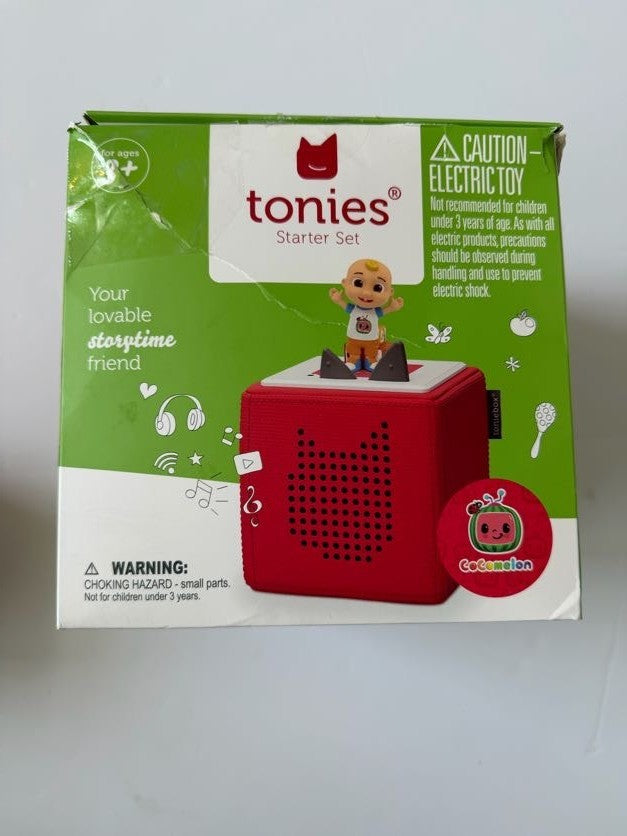 Tonies Cocomelon Toniebox Audio Player Starter Set with JJ