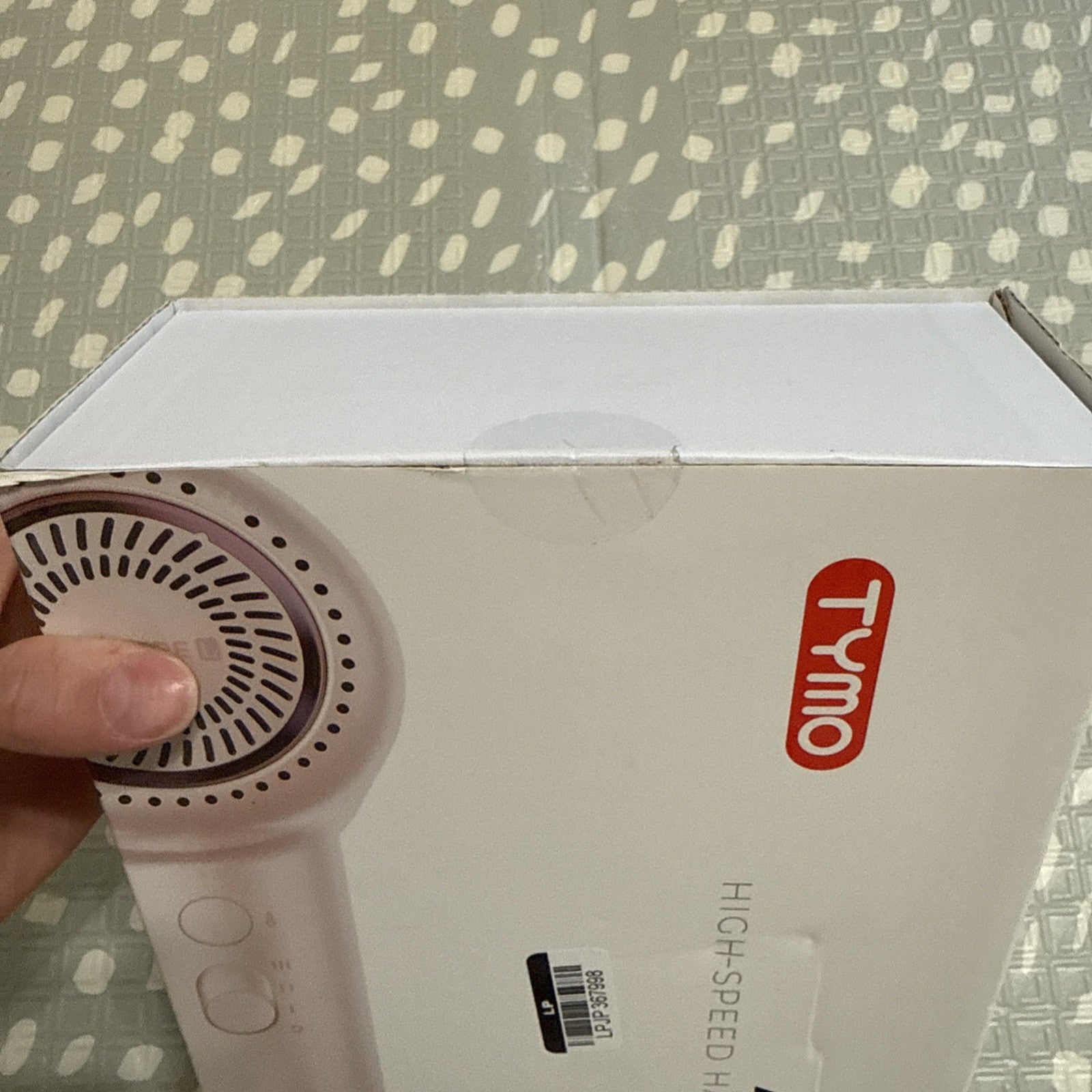TYMO Airhype Lite High Speed Hair Dryer + Nozzle - Champagne Pink
