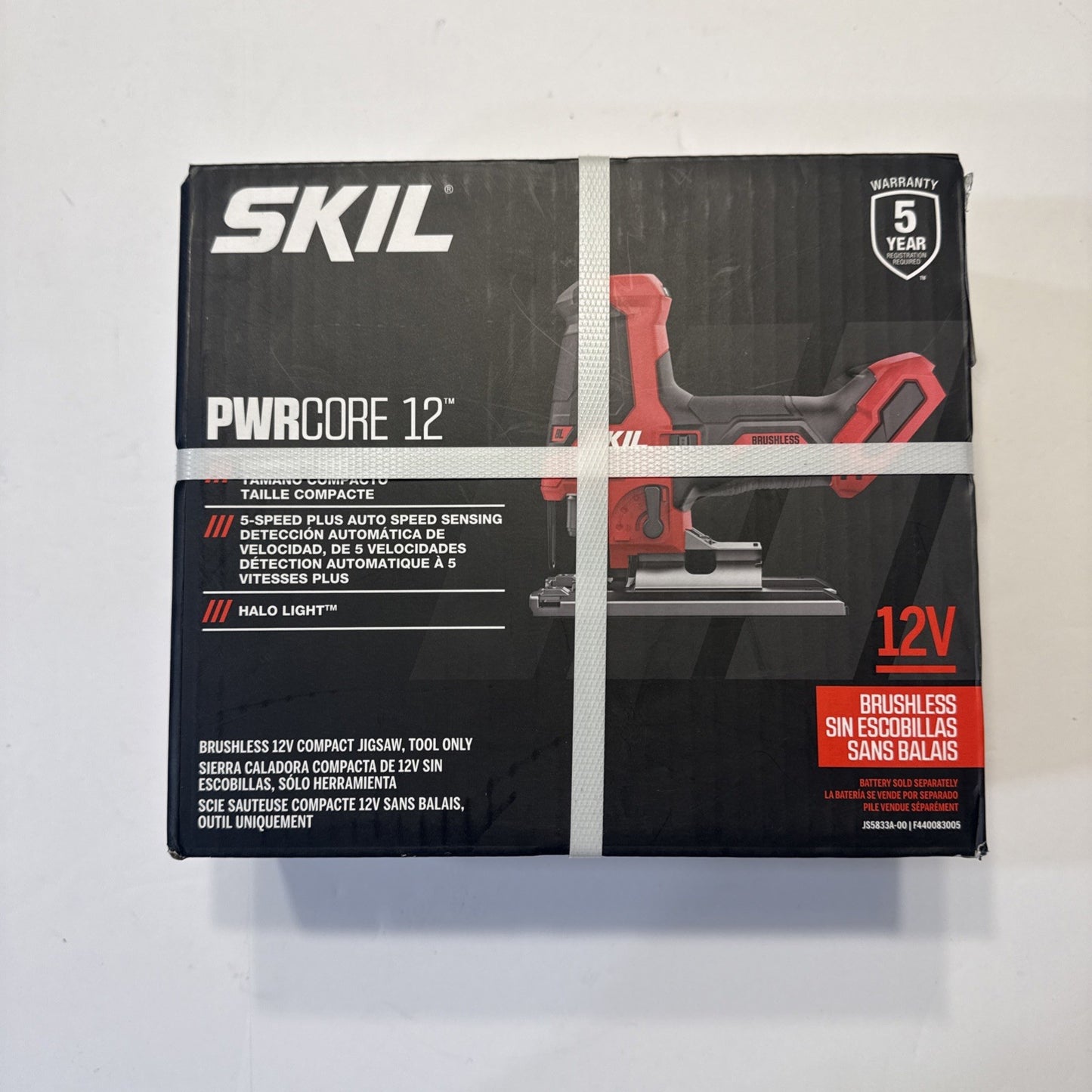 Skil PWRCORE 12 Brushless 12v Jigsaw Kit (JJS5833A-00) Tool Only