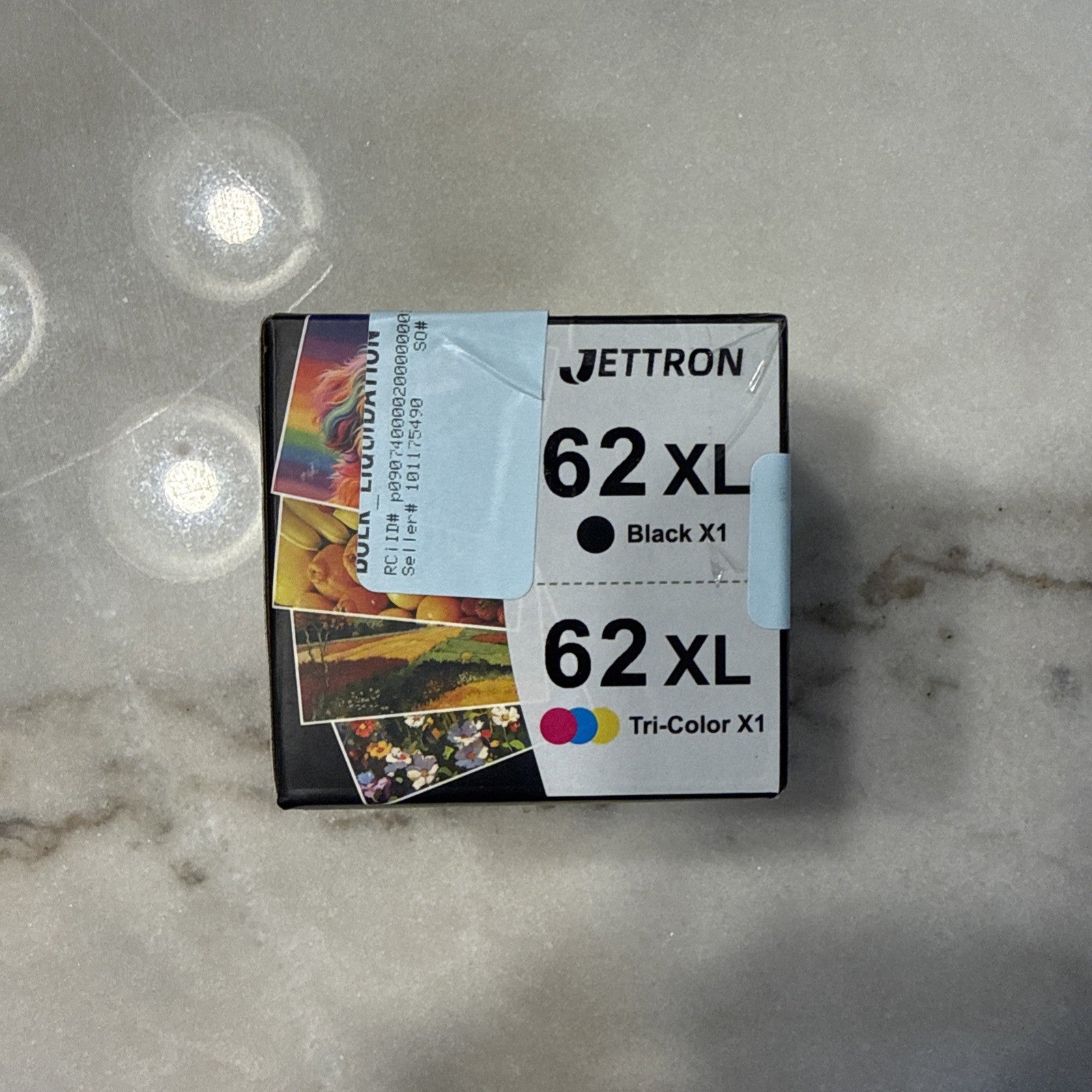 Jettron 62 XL black X1 And Tri-Color X1 Ink Cartridges