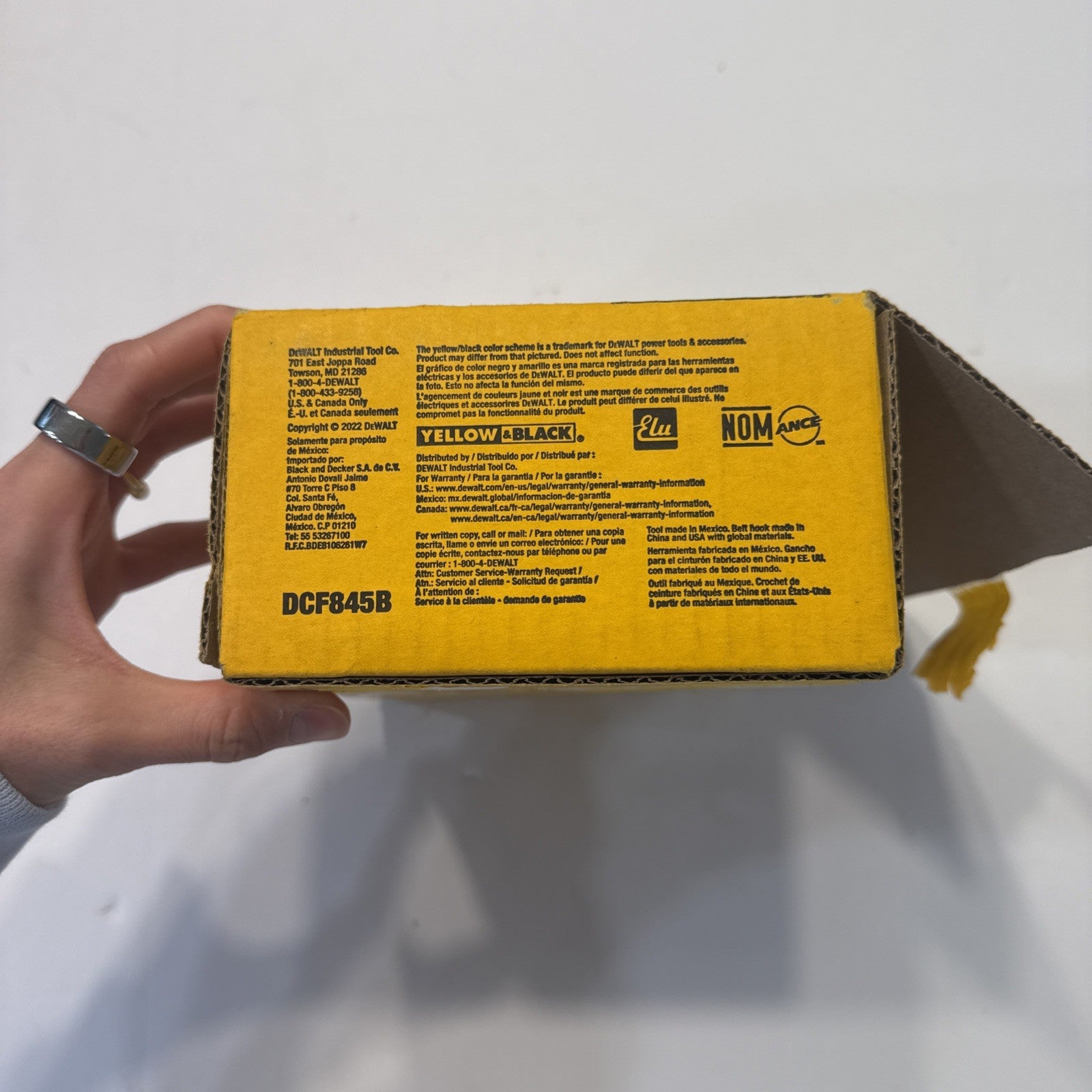 Dewalt DCF845B 20v XR 1/4" 3-Speed Brushles Impact Driver(Tool Only) (E10049564)