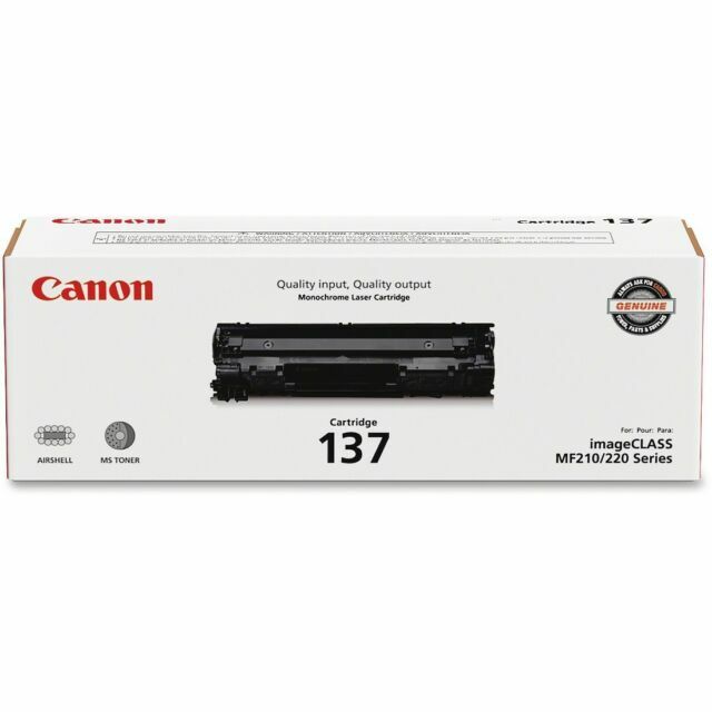 Canon Genuine 137 Replacement Toner Cartridge - Black (4/22)