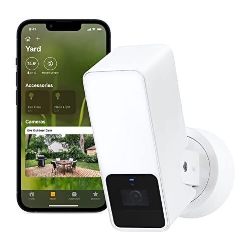 Eve Outdoor Cam Floodlight Security Camera 1080p HomeKit Night Vision NEW